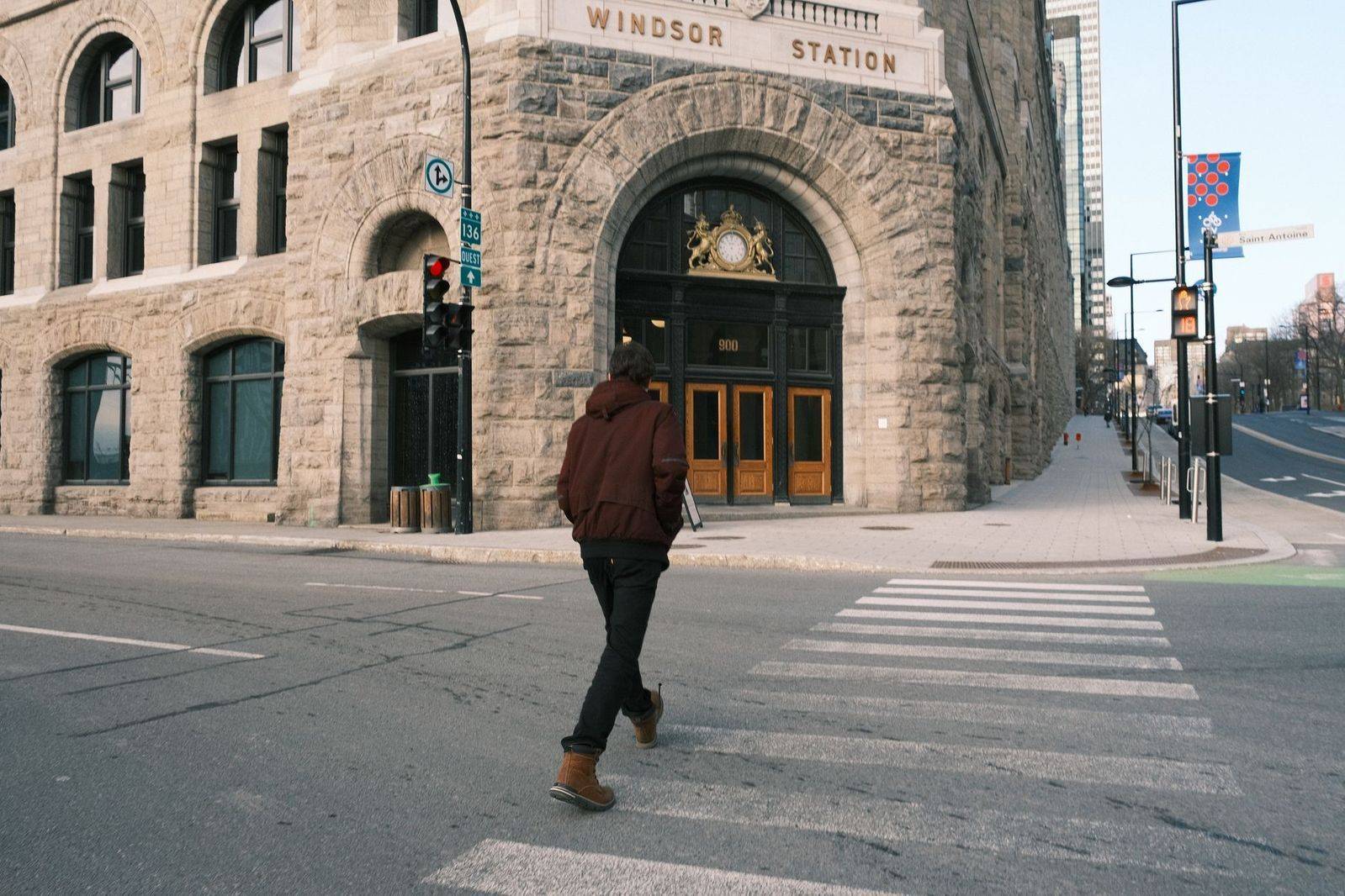 Front Street West near Union Station, the approach to the Metro Toronto Convention Centre's North Building