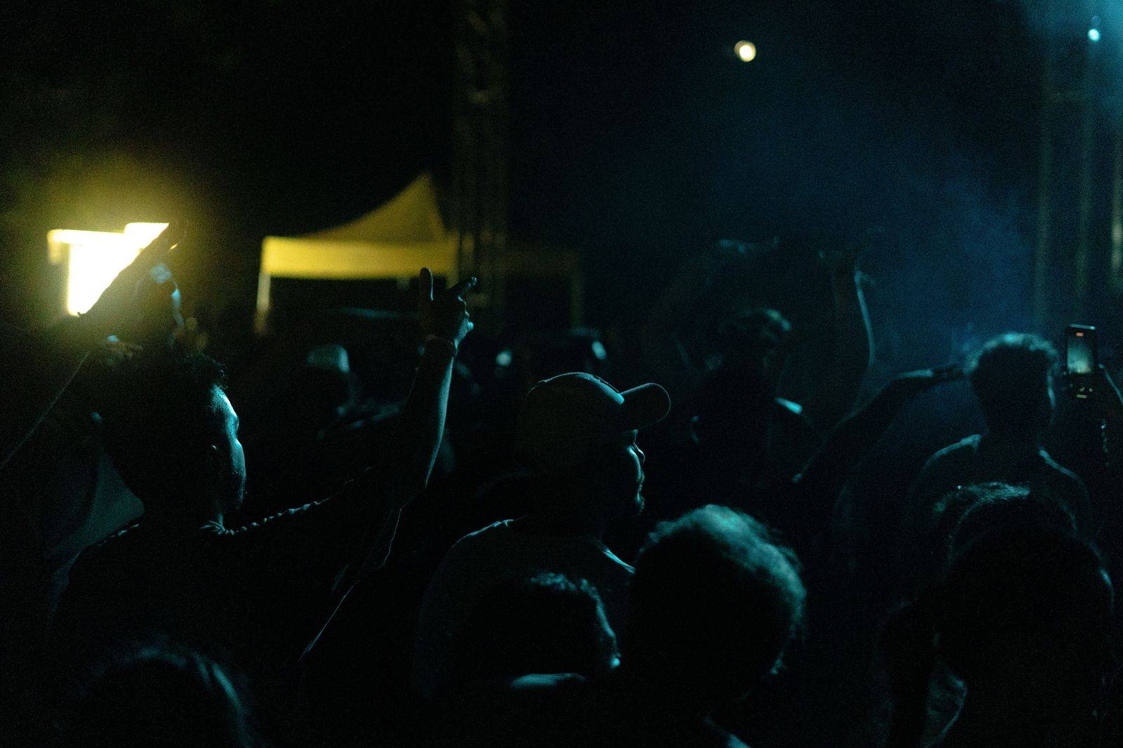 An outdoor summer concert crowd during the jazz festival in Toronto
