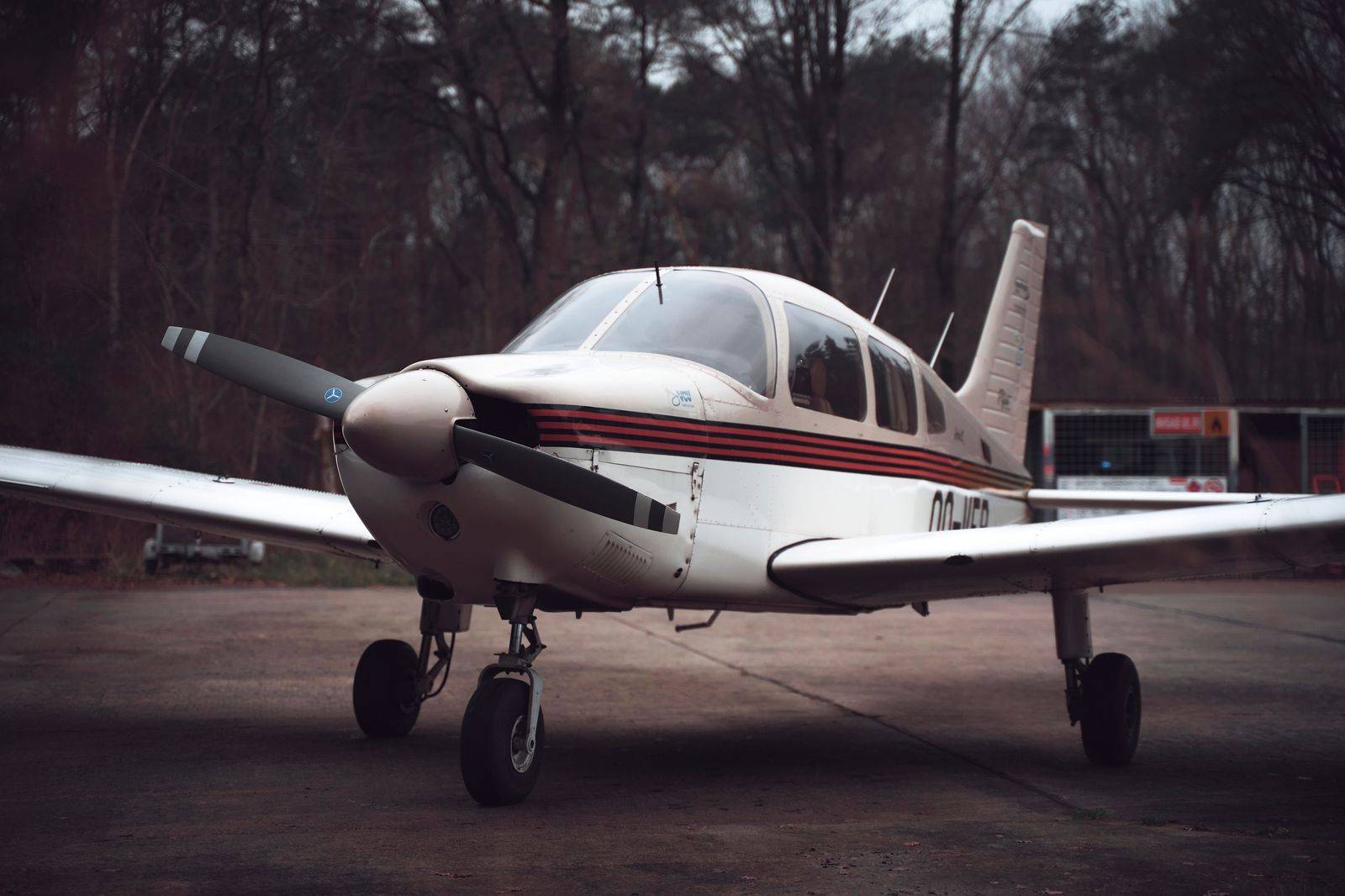 A small aircraft on the runway at a regional airport like Oshawa Executive