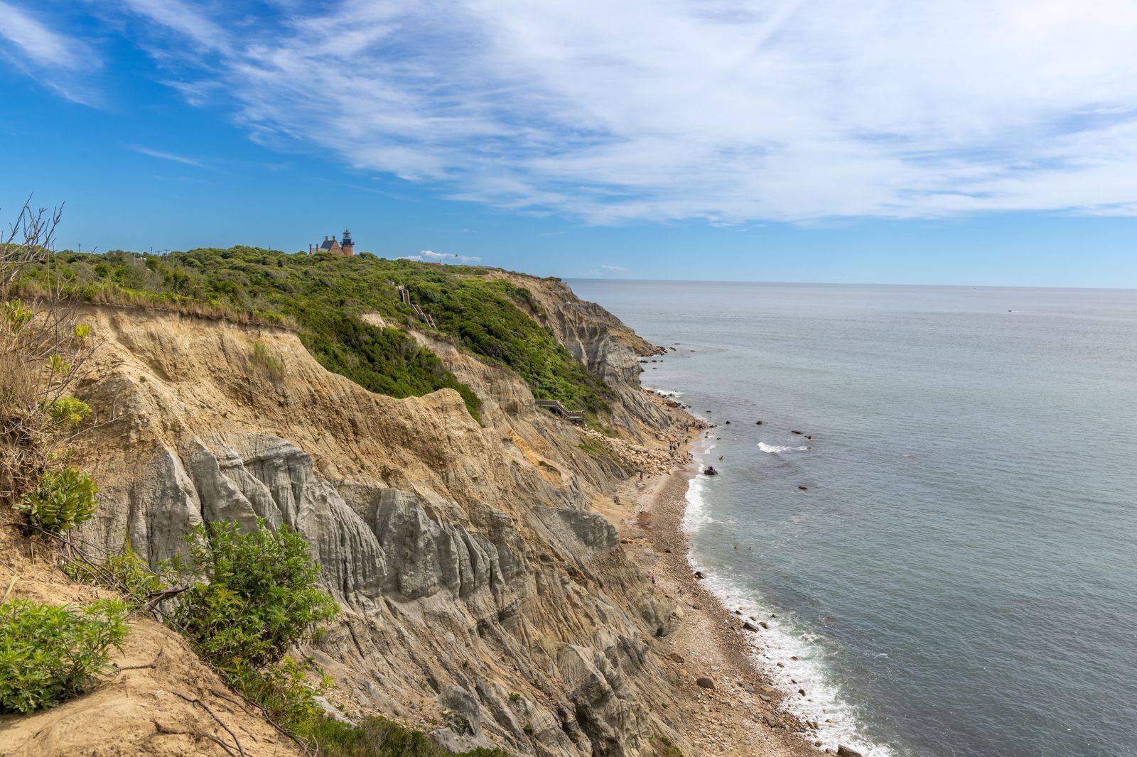 The Scarborough Bluffs above Lake Ontario, a short drive from east-end hotels