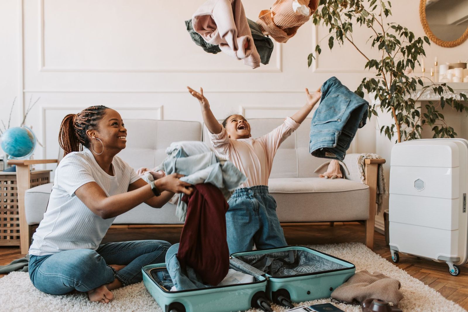 Packing for a family trip: list every suitcase, stroller and child seat when you book